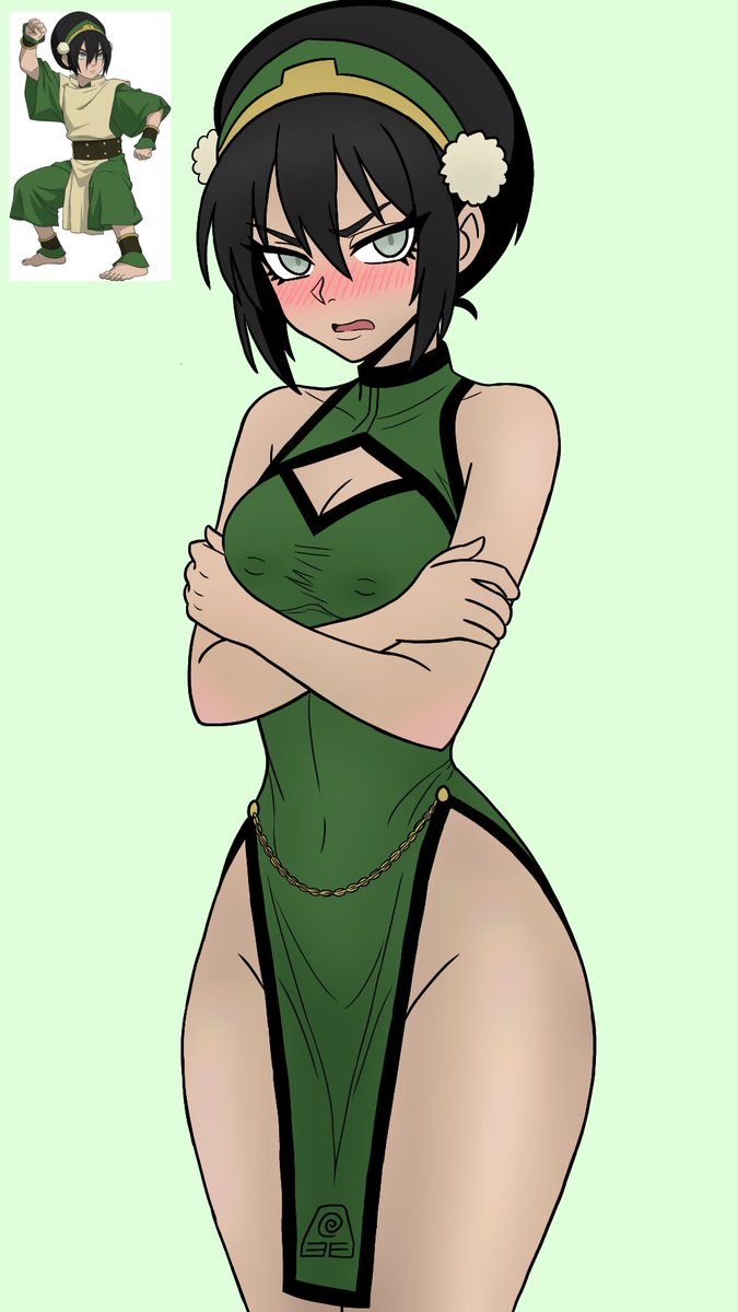 Uselessdegen9's tweet photo. Toph Beifong #fanart #art #digitalart #illustration #avatar #cartoon #nickelodeon #sfw https://t.co/y30H5BhDbK