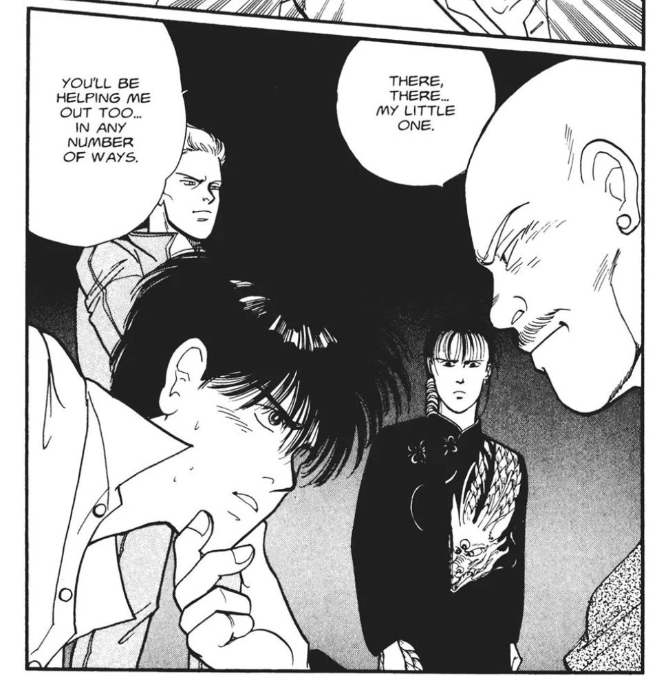 Jules_weee's tweet photo. They made this scene much more tamer in the anime, I didn’t think it was this repulsive. I’m gonna throw up.
I think Yut lung’s expression explains just how horrific it is perfectly. https://t.co/3JLVdPZLUz