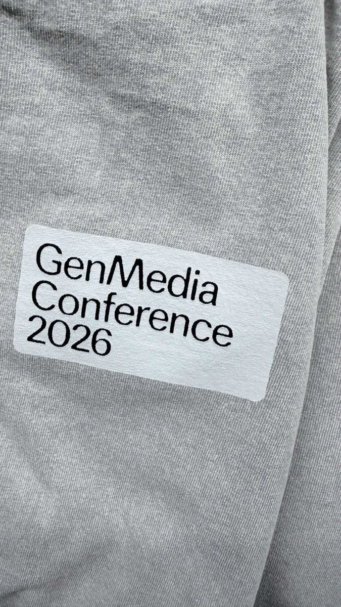 HyunjungLee_'s tweet photo. More from fal GenMedia Conference 2026! little details I loved making, from picket signs and badges to T-shirts, with more to come 🌐

This was a huge milestone for me, leading the build-out of the GMC visual identity across collaterals, merch, signage, motion, and spatial design.

So grateful to our fal team and all the collaborators who supported along the way. And a huge thank you to @adamho, who envisioned and shaped this beautiful visual identity with his brilliant generative tool 🫧✨