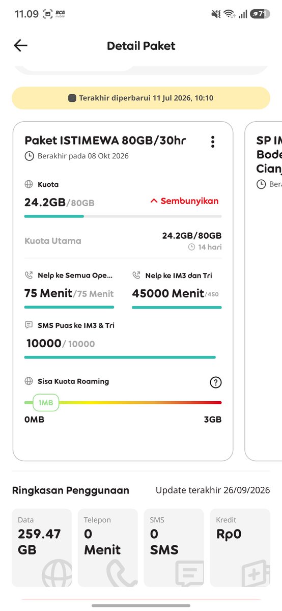 cimolchrispy's tweet photo. Hallo @CareIM3 @indosatim3 saya beli paket istimewa 160GB, kenapa yang kebaca cuma 80GB ya??? 80GB 5G nya mana? https://t.co/OUqfZsGOR7