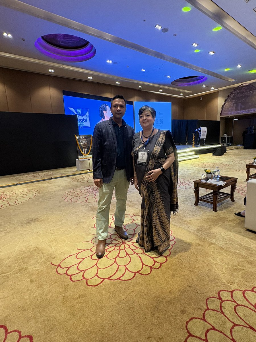 UKinKolkata's tweet photo. Head of Communications (E &amp; NE India), @travellerAmit spoke at a fireside chat with Nasreen Habib, Sr Sub Editor, @assamtribuneoff &amp; Chevening scholar on modern, future looking UK-India partnerships, soft power, sports and education that’s shaping &amp; strengthening our relations. https://t.co/W8WhBVt56q