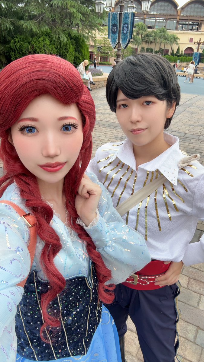 emma_chandayo's tweet photo. 半年ぶりのあいえま、ビリーヴで出陣
ビリーヴ仮装3年目❣️ #あいえまペア  #Dハロ仮装2026 https://t.co/AgE1aYq3Ba