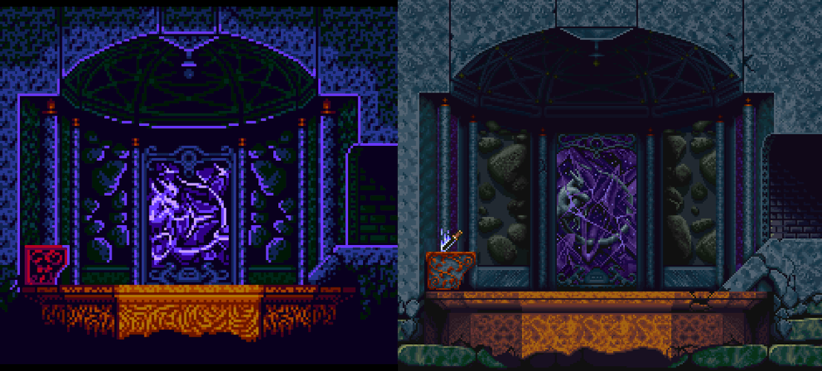 blood__monkey's tweet photo. more of the castlevania symphony of the night gameboy color demake https://t.co/rWOgHzWH5a