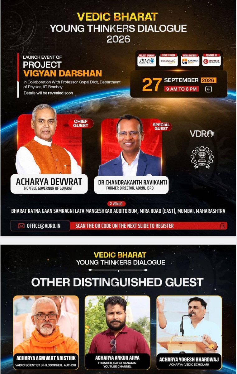 AchAnkurArya's tweet photo. वेदों की प्रतिष्ठा को पुनर्स्थापित करने हेतु #VDRO के कार्यक्रम में यूरेशिया से सीधे मुम्बई @iitbombay जा रहा हूँ।

MAKE EURASIA GREAT AGAIN... https://t.co/2jEXQzEdOP