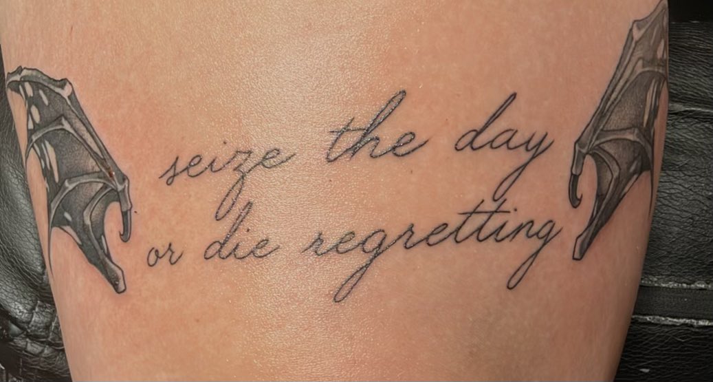 uhkayrae's tweet photo. hi just wanted to show off my @TheOfficialA7X  tattoo i got today! i love it so much agh! @shadows_eth @SynysterGates @drinkswjohnny @Vengenz1 @brookswackerman https://t.co/D3wenULRzs