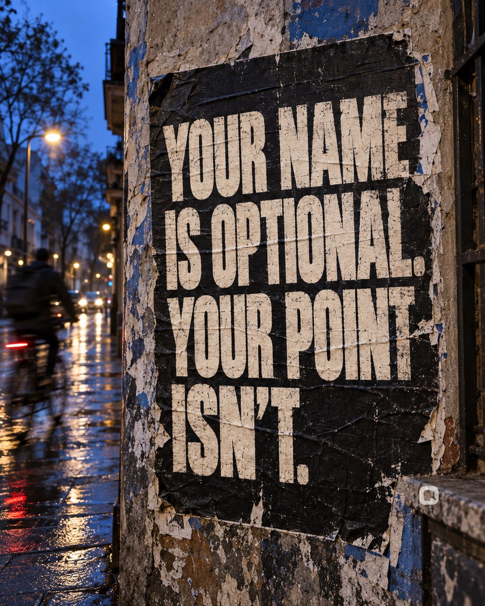 WallQapp's tweet photo. Use a name. Don’t use one.

What matters is what you leave behind.

Finish this sentence:
“I wish more people would just say…” https://t.co/NVex9rvHH8