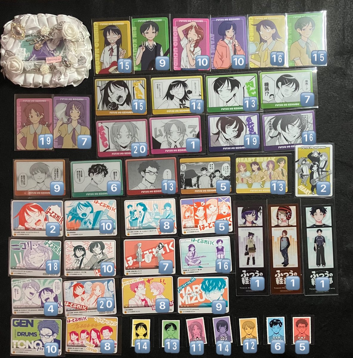 aaacg_1223's tweet photo. 【交換/譲渡】ふつうの軽音部

【求】同異種田口>定価＋送料

【譲】画像1〜4枚目（数字分所持）

同種、異種なんでも検討させていただきます！数が多いためお取引成立後お品物全てを提示させていただきます🙇
比率違いや抱き合わせ等もお気軽にお声掛けくださいますと幸いです…！ https://t.co/nem2wObszM