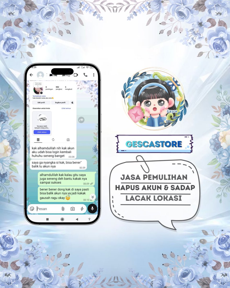 Brenda_demi's tweet photo. 🔗Menyediakan Jasa pemulihan Akun &amp; Jasa Hapus akun, Jasa Lacak, Sadap WhatsApp

🔗Jasa balikin akun  ,Facebook, Tiktok,Linkedlin, Gmail, Line, all sosmed

🔗Hapus akun Facebook, Instagram, Line, Twitter, YouTube, &amp; lain nyaa

Full testi, Fast Prosess, WhatsApp Di Bio https://t.co/f9oOmGCKhe
