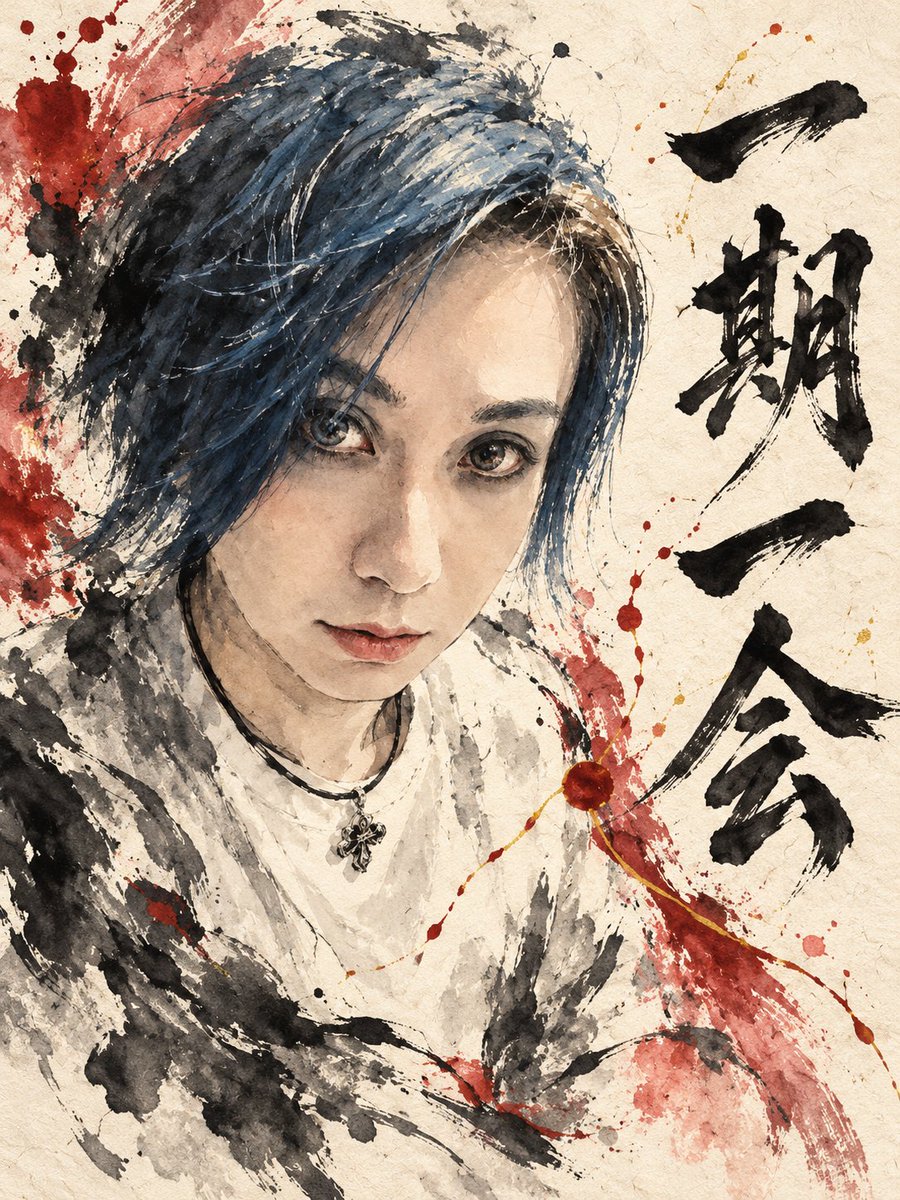 NoiPhoneNoMusic's tweet photo. 水墨×一色顔料×４文字熟語
響き合う水墨肖像「彩響ーSAIKYO-」

作ってみた方は、リプで見せてね！
プロンプトはコメ欄↓ https://t.co/jjWbWNPFMS