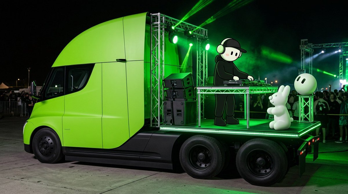 DoggieMode's tweet photo. @federisimo Sick get down on the tesla truck.  gg. https://t.co/RkPtjjCc6q