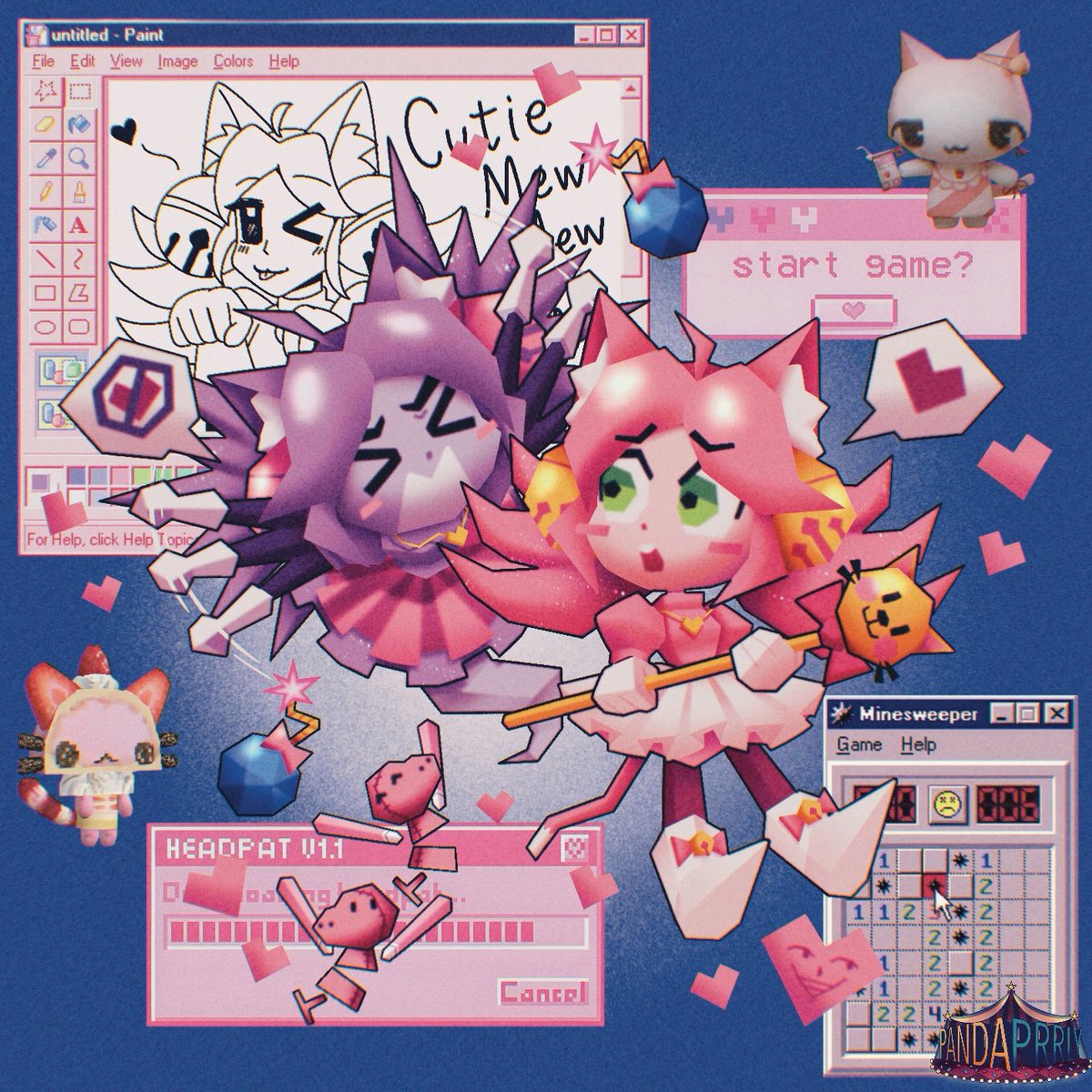 PandaPrrlynew's tweet photo. @NovaxVtuber Hiii there，here are some art i made😌 https://t.co/zuRWzexuuz