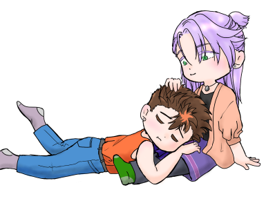utsugi_'s tweet photo. このくらい頭身低い方が描きやすい😊
生還した🧂に甘やかされてくれー
#龍紫 https://t.co/Vwe0YUldLZ