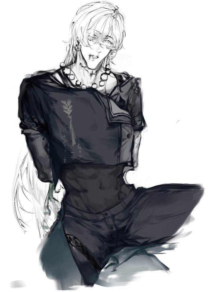 quqeisi's tweet photo. I always felt like I never drew Geshu Lin enough, but as I was his godforsaken belts were really getting to me. It's like they never ended. So I ditched it in 2, sorry. 

Next time I'll give a full body + his full outfit. This is just an experiment. You could even say practice. https://t.co/cJLdhzadT0