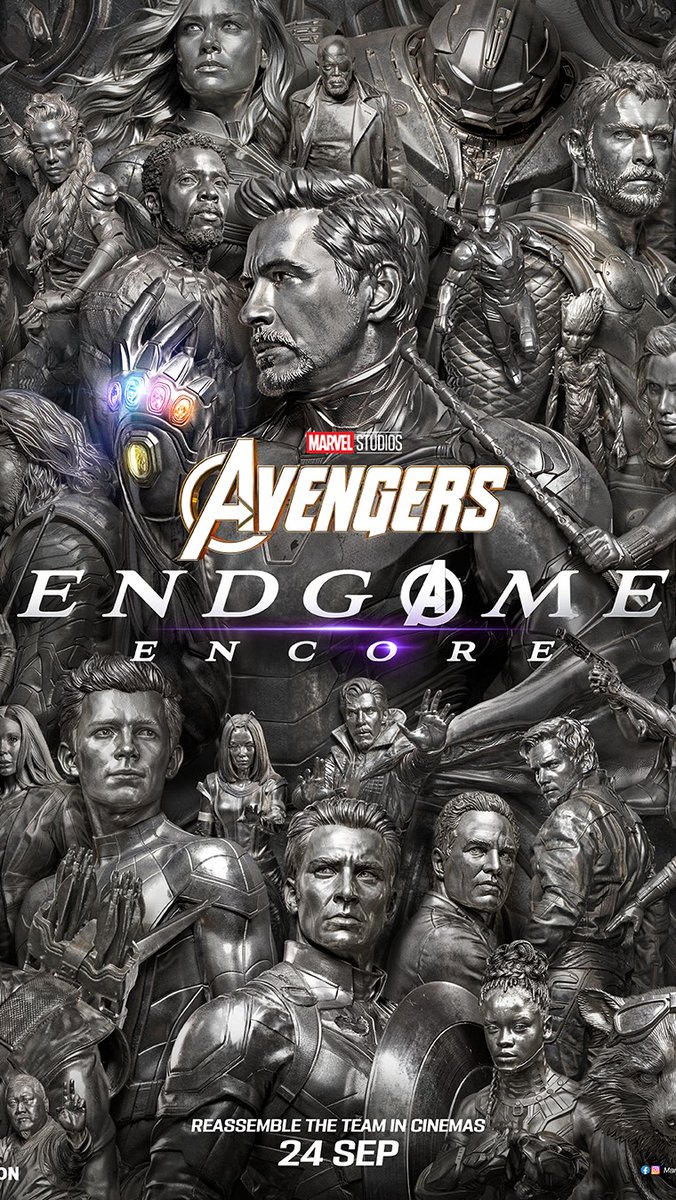 CaNBeY63's tweet photo. يعود فيلم Avengers: Endgame Encore إلى دور السينما في 24 سبتمبر. متاح بتقنية IMAX. https://t.co/9yHTbvKqQm