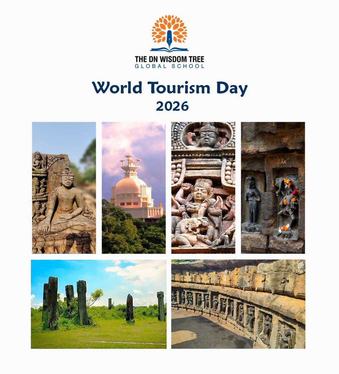 DNWisdomTreeGS's tweet photo. WORLD TOURISM DAY 2026

With its vast wealth of heritage in architecture, art, food, culture, traditions, flora, fauna, rivers, mountains, minerals and forests, Odisha is indeed India's best kept secret. https://t.co/RYvJzcepKa