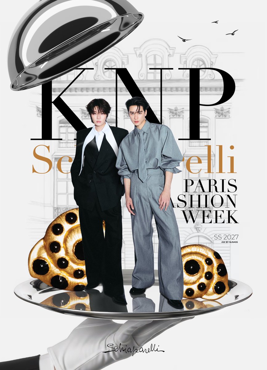 pybluu's tweet photo. The theatrical world of Schiaparelli meets KengNamping during Paris Fashion Week bringing together personality, fashion and imagination. October 1 will reveal how this fashion conversation finally comes together. ✨

#KengNamping
#nampingster #KengHarit 
#Schiaparelli #PFW
@Schiaparelli