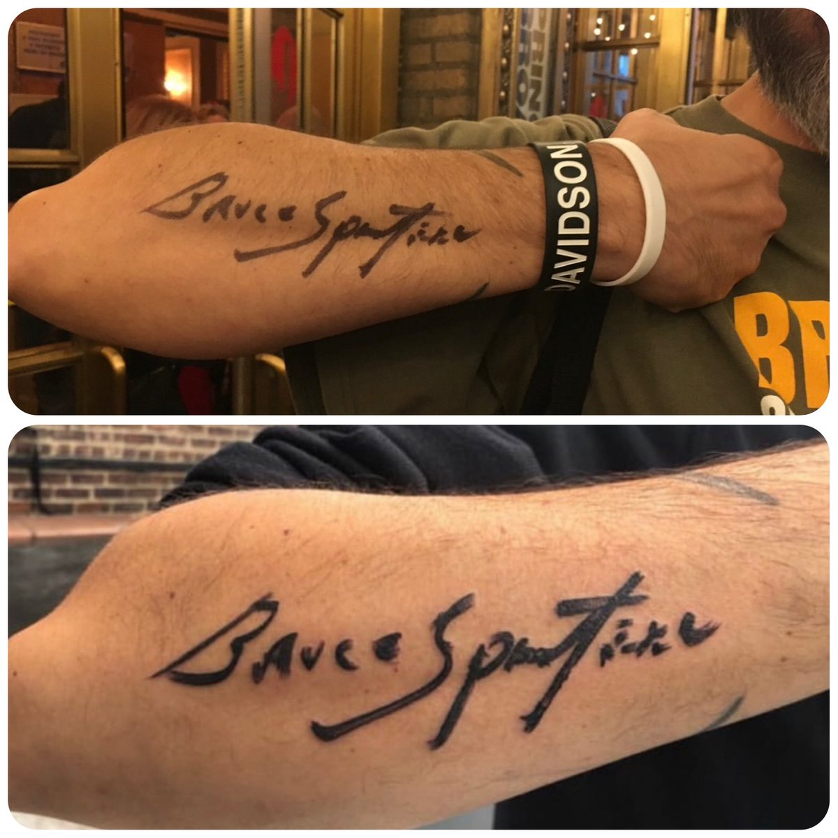 dbbossss's tweet photo. 8 Years Ago.
Bruce signed my arm and my copy of “Born To Run”, outside the Walter Kerr Theatre, in Broadway, NYC, 🇺🇸, on September 27, 2018.
❤️🎸🇺🇸🎷🇮🇹❤️🗽🗽🗽❤️
#FromItalyForBruce
#Springsteen
#BruceSpringsteen
#SpringsteenOnBroadway
#LOHADTour
#27Settembre
#September27 https://t.co/pf3nvnbutE