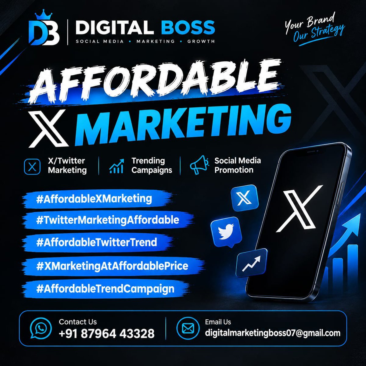 SahiiiS46737's tweet photo. Viral doesn't have to be expensive! 💸📈
Get your brand trending on X at prices that actually make sense.

DM for real results, not fake promises!

#AffordableXMarketing #TwitterMarketingAffordable #AffordableTwitterTrend #XMarketingAtAffordablePrice #AffordableTrendCampaign https://t.co/PE3v1bvtNJ
