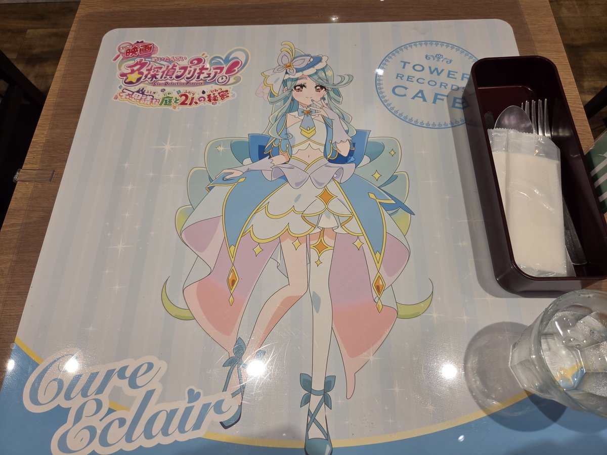 Winks_3215's tweet photo. タワレコカフェ中目黒行きました。
まさか、自分の席がエクレール🩵でした✨
とても嬉しかったです✨
コラボメニューもおいしかったです😋
グッズなどは後程上げます✨ https://t.co/OfdNlCka2y