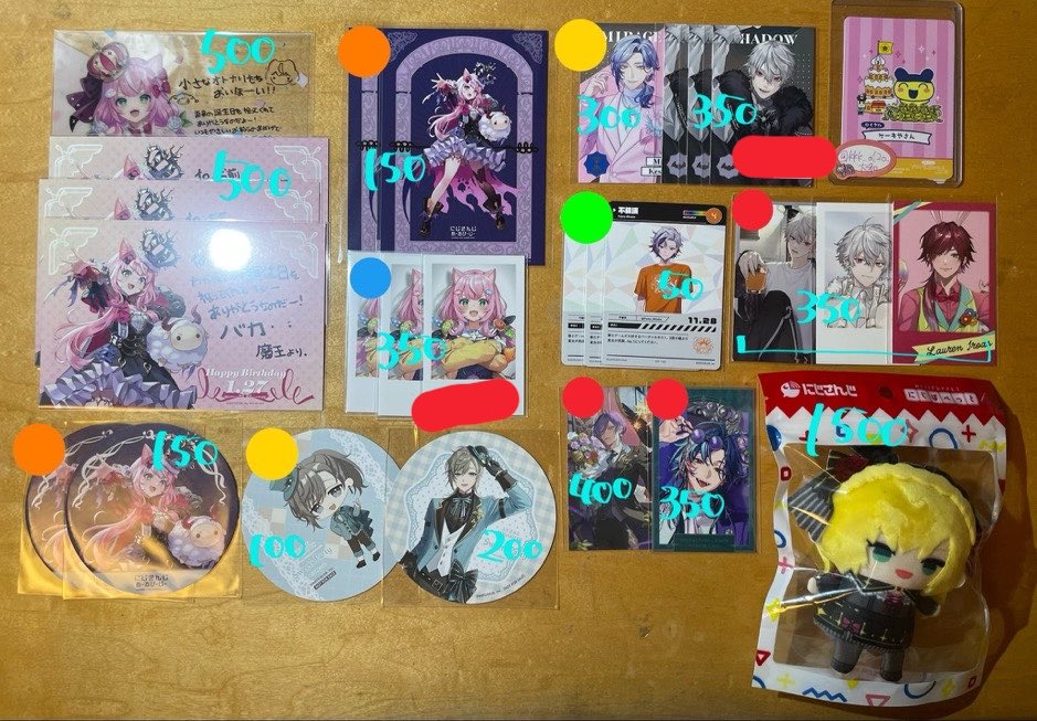 mitusenn_'s tweet photo. @kkk_o12o_ はじめまして、お声掛けありがとうございます！画像が気になっているのですが、○の色で抱き合わせは判断するというので合っているでしょうか？ https://t.co/uhxdAaYVUw
