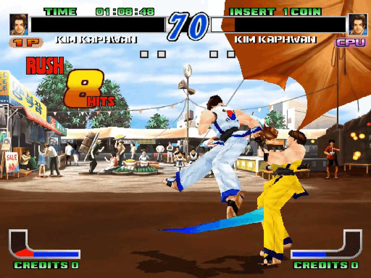 MayaWitch's tweet photo. 【TAS】FATAL FURY: WILD AMBITION (HYPER NEO GEO 64) - KIM KAPHWAN | MAX DIFFICULTY 🤯 https://t.co/Jbp6QtXttx 3D作品でしたね #TAS #FatalFuryWildAmbition #餓狼伝説ワイルドアンビシャス #HyperNeoGeo64 #ハイパーネオジオ64 #NEOGEO #ネオジオ #SNK #RetroGame #レトロゲーム #KimKaphwan https://t.co/29M74FMZ11
