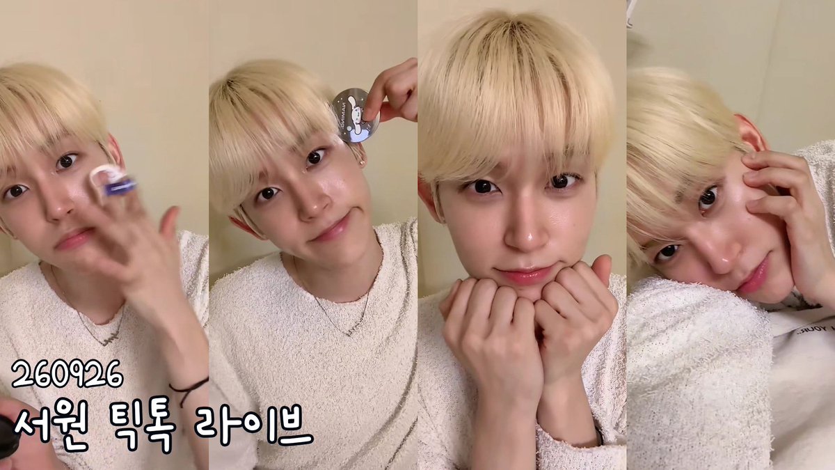 fluffywon_S2's tweet photo. 260926 서원 틱톡 라이브 | SEOWON TikTok LIVE

🎥 https://t.co/q9gZLw7nxr

#서원 #SEOWON #ソウォン #徐源 https://t.co/mX6Tp3mrA4
