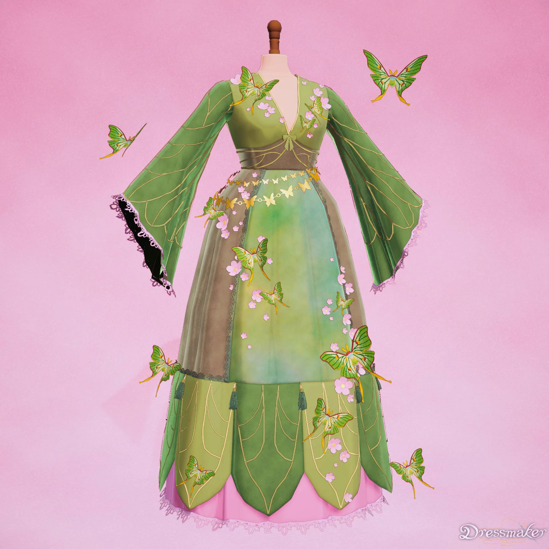 green moth dress shari ☁️ on X: 