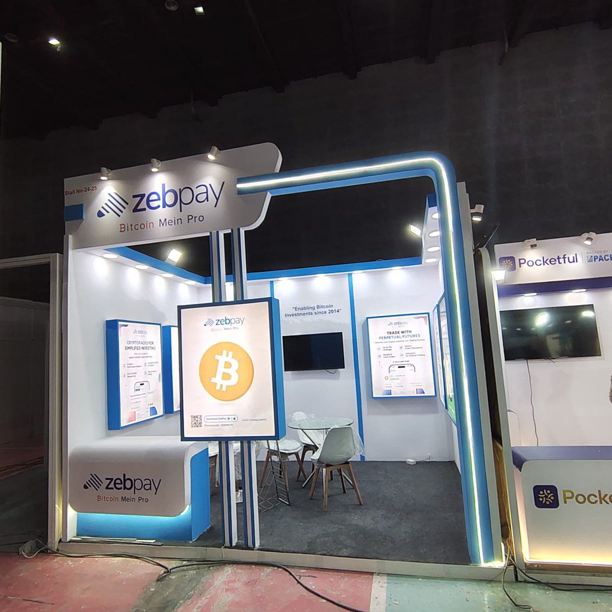 zebpay's tweet photo. Day 1 at the #FinbridgeExpo was incredible!
Team ZebPay had a great time sharing insights and connecting with the #finance & #crypto community.
Looking forward to another exciting day today!
Meet us at booth no. 24-25! 👋💙 https://t.co/ENbvEptySK