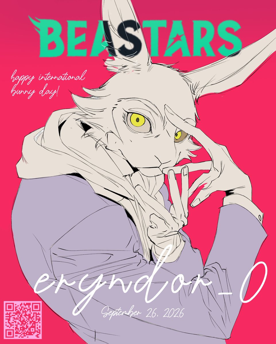 eryndor_0's tweet photo. #beastars #happyinternationalbunnyday https://t.co/qzzk7xagXU