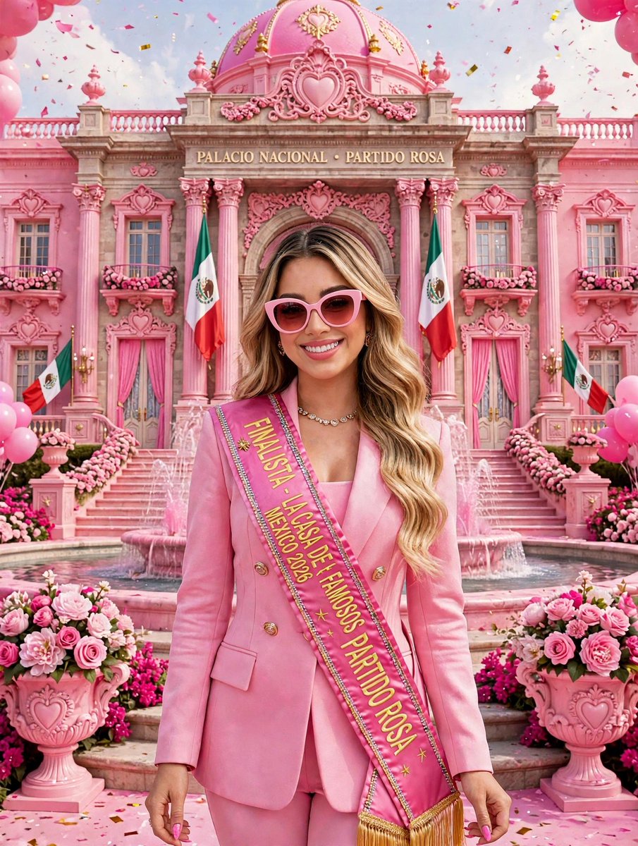 Kgaga94's tweet photo. La presidenta del partido rosa, frente al palacio nacional claro que si, porque el team BRIPOCKET así lo manifestó! 
BRIANDA A LA FINAL 
@SupportBrianda 

#teambrianda
#LaCasaDeLosFamososMéxico https://t.co/ws2UnQMH5k