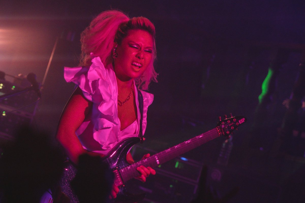 nikoo31io10's tweet photo. LOVEBITESのmidoriさまから
いいねいただきました😭

ライブ最高でした！！

プレイ
表情
アクション

ギターヒーローそのもの✨️

FULL METAL JAPAN 2026
 ～Powered by WACKEN～
１か月が待ち遠しい

#Midori #LOVEBITES #FULLMETALJAPAN2026 #WACKEN https://t.co/rdHI8SoM7e