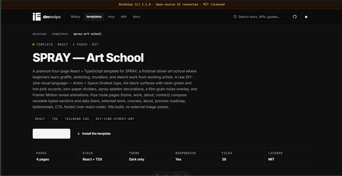 _sarthak_buddy's tweet photo. On day 51 of building Devsnips .
> We have finally started working on the template detail page
> in just few optimistic changes we will move to next step
51 days in. Still building.
#day36 #buildinpublic #DevSnips https://t.co/aMlYEL38f2