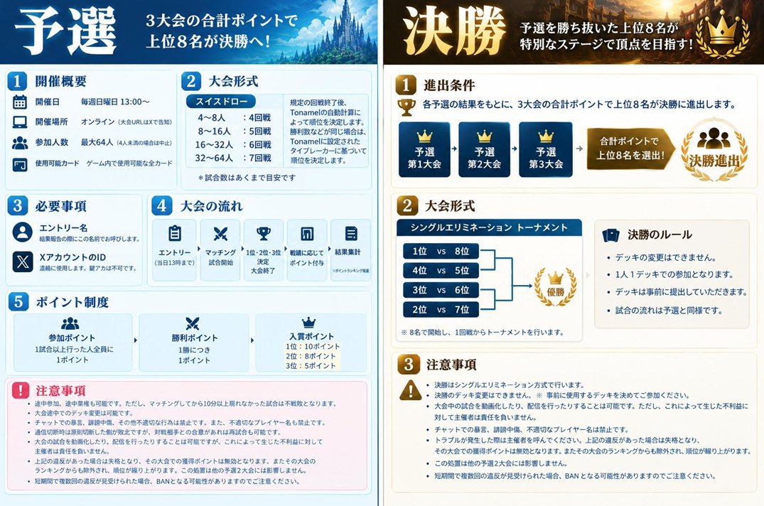 TiapMtO's tweet photo. メソロギア非公式リーグ「MULTs」を試験的に開催します!
大会自体はカジュアルに寄せつつ、ガチの要素も混ぜてみました
カジュアルに参加できる大会が増えてほしいということでこのような形式にしてみました。
詳細はこちらから
https://t.co/wH5sBYBF3r
#神託のメソロギア https://t.co/cxwADoRf48