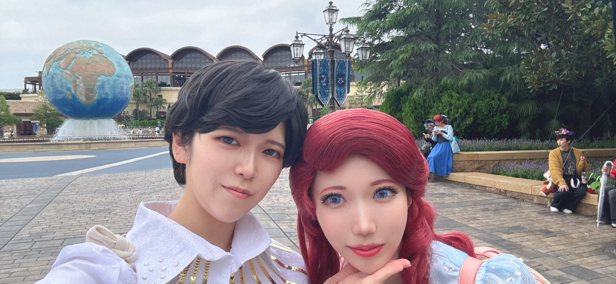 asterism_im's tweet photo. 本日います🌊
愛の力であいえま復活✨
#あいえまペア　#Dハロ仮装 https://t.co/0lC4uE1lNd