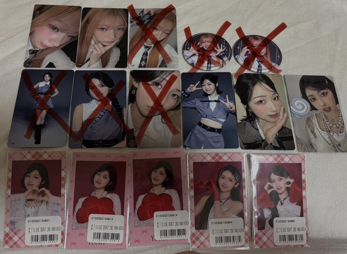 blmjcr's tweet photo. 2026 IS:SUE 2ND TOUR - THE EDITION
グッズトレカ・セルカ交換
譲⇒画像1枚目
求⇒画像2枚目（リボコレも交換希望）

名古屋・大阪＞広島での手渡し希望です🎀
お気軽にお声掛けください🙂‍↕️

更新しました✨️

#ISSUE交換  #issue_交換　#ISSUE譲 https://t.co/sZfEqaiXF8