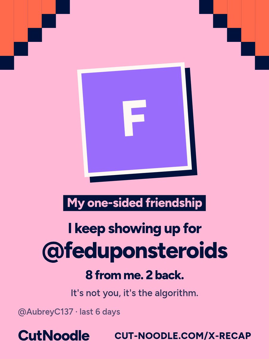 AubreyC137's tweet photo. my x recap...

@Tokiimekii thanks for being my #1 mutual or whatever that says

@feduponsteroids ik you're famous oomf but 😢😢 

best for last... @TychoBrahe it says your my mutual yet you don't follow me back is that a sign... 👀👀 https://t.co/O3VhUoG0tX