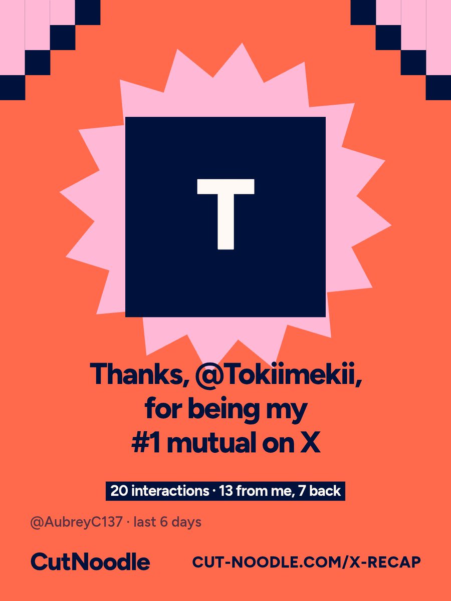 AubreyC137's tweet photo. my x recap...

@Tokiimekii thanks for being my #1 mutual or whatever that says

@feduponsteroids ik you're famous oomf but 😢😢 

best for last... @TychoBrahe it says your my mutual yet you don't follow me back is that a sign... 👀👀 https://t.co/O3VhUoG0tX