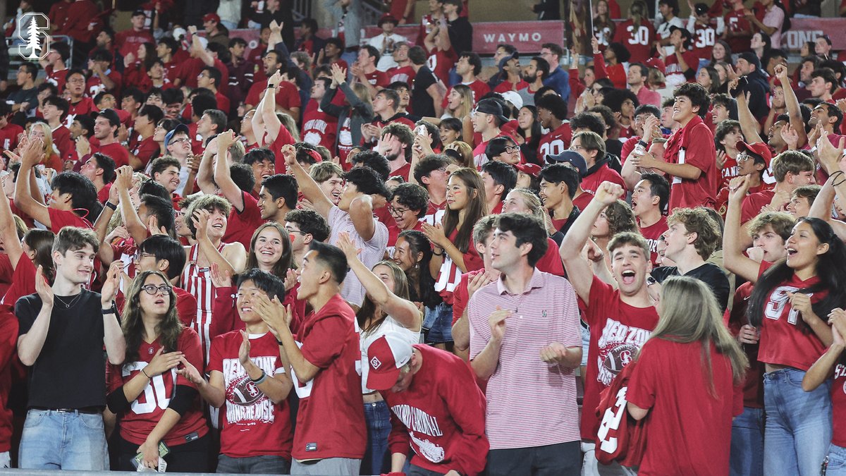 GoStanford's tweet photo. .@StanfordRedZone bringing the juice 🔋 https://t.co/csuTKU2fz9