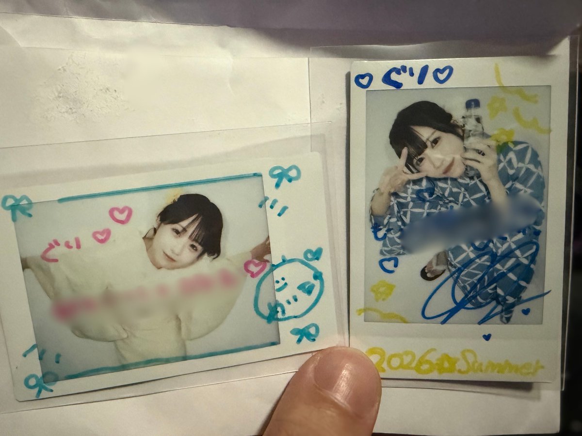 JoeRizer's tweet photo. オケトー㌠のお二人！
浴衣のオンチェキ無事受け取りました🙌2人ともよくお似合いで可愛い嬉しい🫶

今夜のライブ楽しみにしてます後ほど会おう！！！！！！！！⊂((・⊥・))⊃ https://t.co/HVp0NRzGak