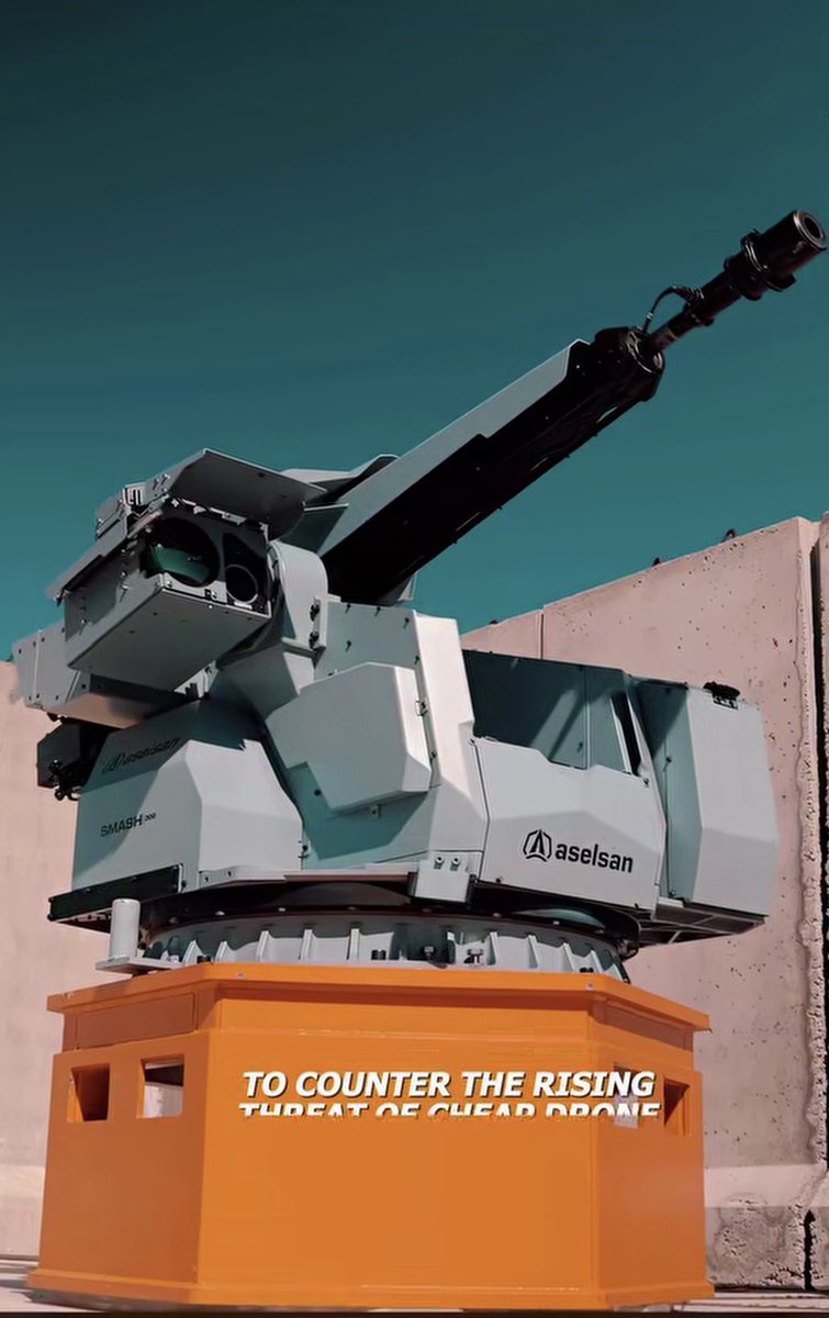 JohnMYSreview's tweet photo. the Turkish companies FNSS and ASELSAN unveiled a weapon upgrade package for the Malaysian Army's ACV-300 Adnan. In This package features the SMASH 300 naval (RCWS) utilizing 25mm ATOM airburst ammunition and integrates with AURA 200 radar to counter UAVs and surface targets https://t.co/64VKkUF60d