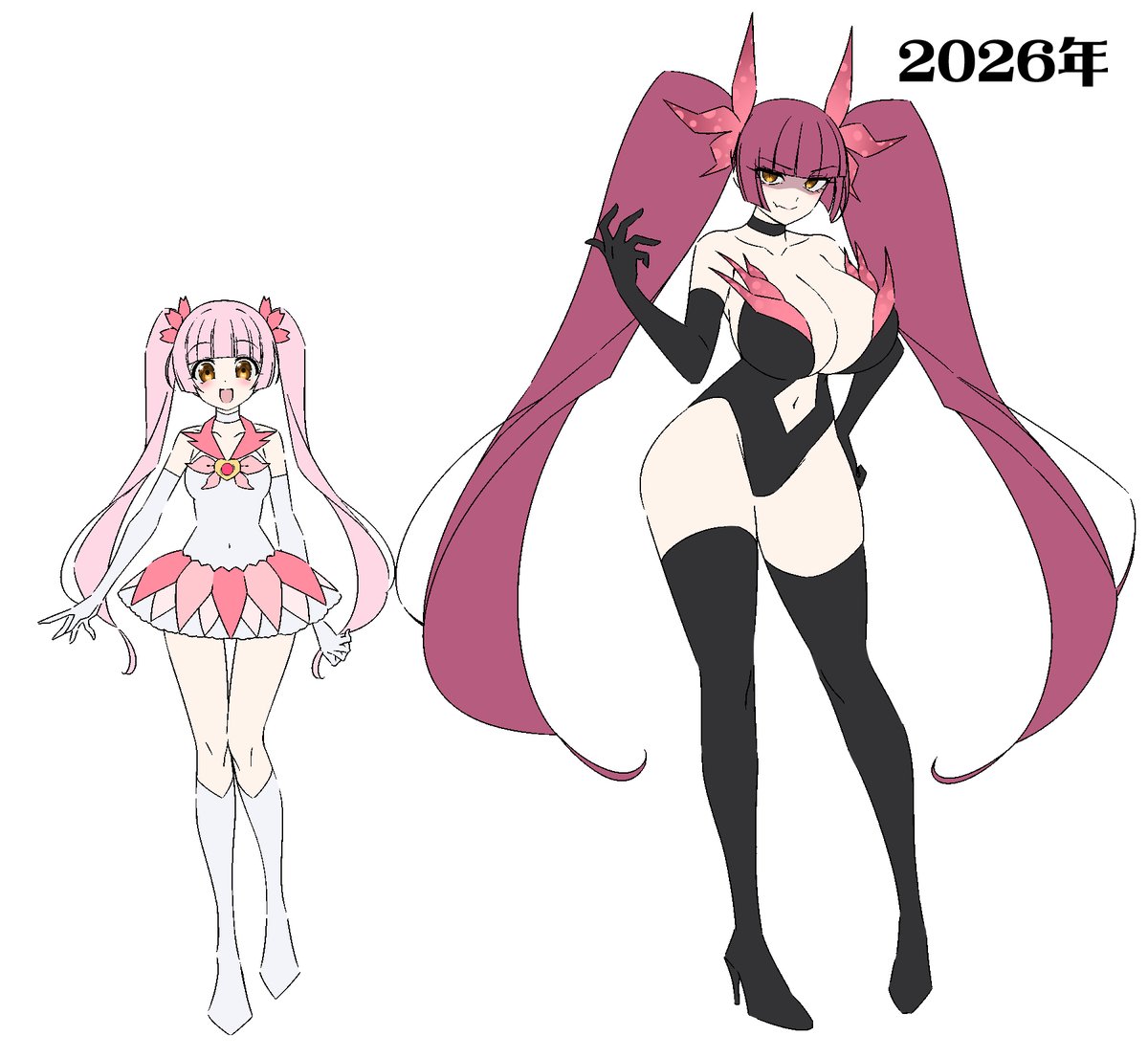 devildance_r's tweet photo. 5年前…
5年前！？！？！？！？！？！？！？！？

ハーティチェリー＆マッディチェリー
デザイン、線画…
大分洗練されてきた気がします( ˘ω˘ ) https://t.co/pSsnXd7n6R