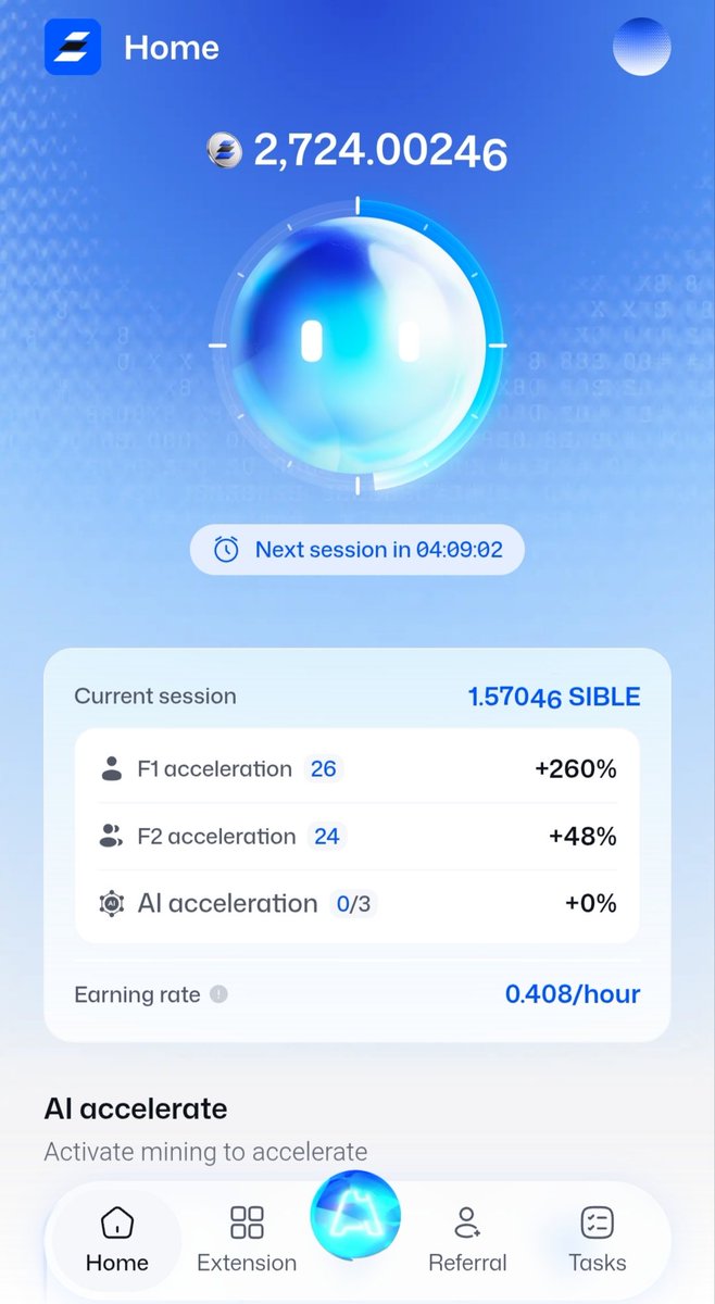 NOmAnSPEAKTeCH's tweet photo. ๐ SIBLE NETWORK UPDATE
Sible has changed its referral system ๐
F1: 15% โ 10%
F2: 5% โ 2%
โ ๏ธ Only active referrals now count toward referral bonuses.
๐ช 1B $SIBLE Supply
โ๏ธ 0.1 SIBLE/hour
๐ฅ Halving every 4 months
Join Now:https://t.co/RIX39ogJPJ
#SibleNetwork #SIBLE https://t.co/NTsCpsAS6R