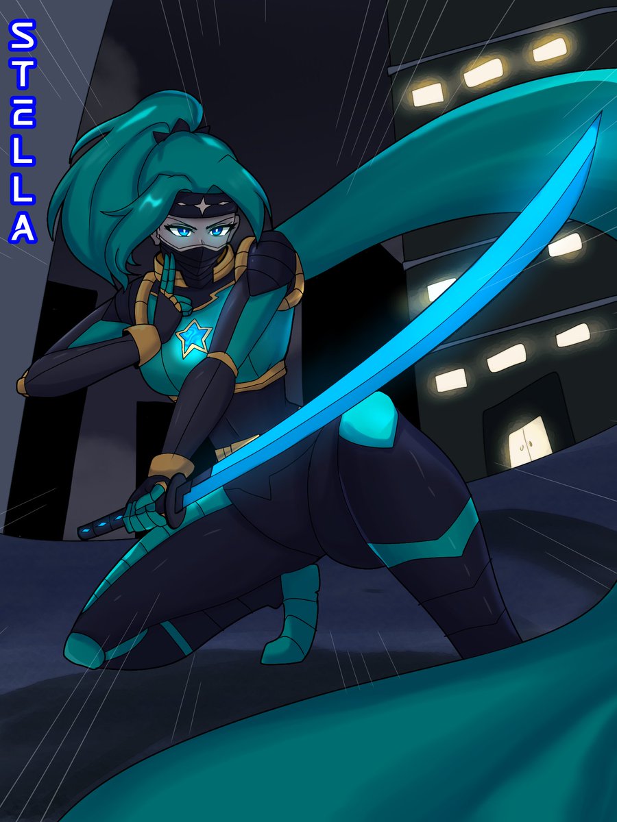 err603's tweet photo. Well here's a character I drew in about... 3 hours tops

Stella! The Cosmic Blade of Justice!

#OC #digitalart #originalcharacter https://t.co/D1GNXnjZOE