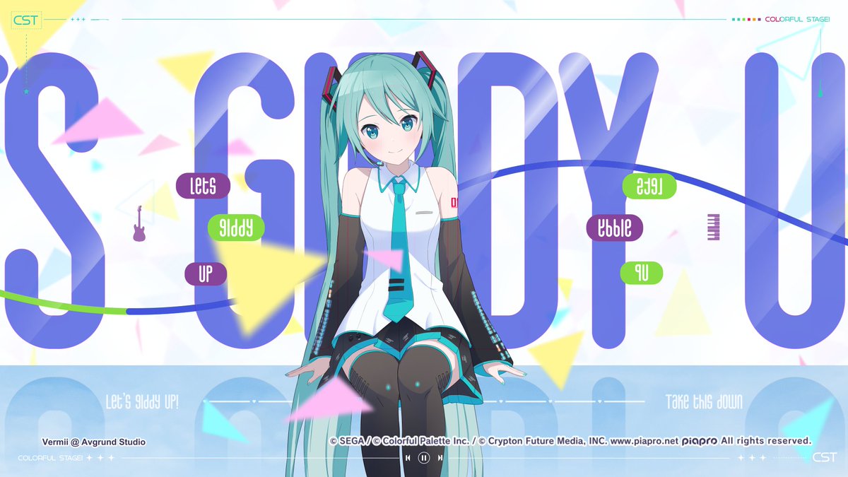 vermillionamvs's tweet photo. I was in charge of the creative direction for the HATSUNE MIKU: COLORFUL STAGE! MV “Giddy”! 🎸

Working with such an amazing team was truly an outstanding experience! Thank you so much for this incredible opportunity! @Avgrund @harrycitradi @davidbeatt https://t.co/tTsHctB9al
