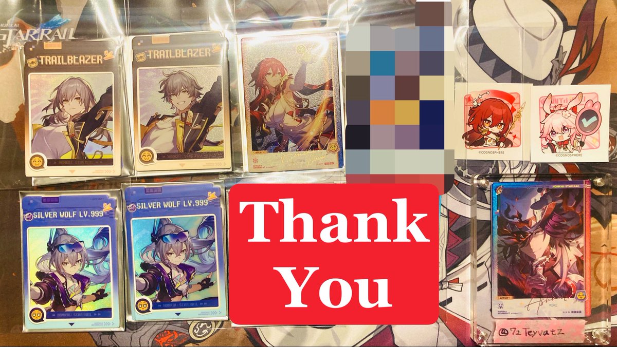 72Teyvatz's tweet photo. 【交換 교환】 崩壊スターレイル スタレ 原神

譲: 画像1〜6

求: 画像8の異種不死途、鍾離、フリンズ、カーヴェ、アルハイゼン、綾人

10/3〜5、ホヨランド現地にて手渡し可能、後日都内手渡し、郵送。
お気軽にお声掛けください。

호요랜드 HoyoLand https://t.co/YgN7FGS7O7