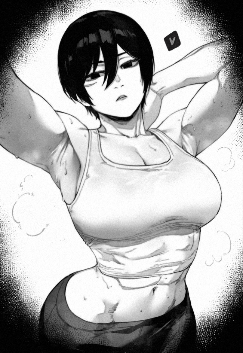 Rethoven7's tweet photo. Mikasa after workout https://t.co/zpBwt2qB2i
