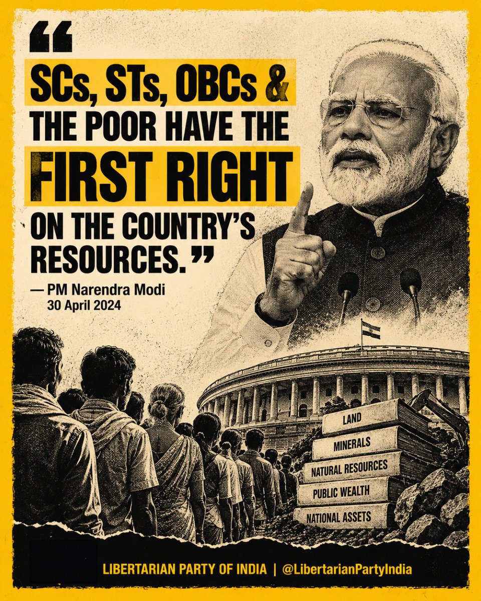 LPI4India's tweet photo. INCOME TAXPAYERS HAVE THE FIRST RIGHT ON THE COUNTRY’S RESOURCES.
#PMModi #Reservation https://t.co/TC6GIZYknR