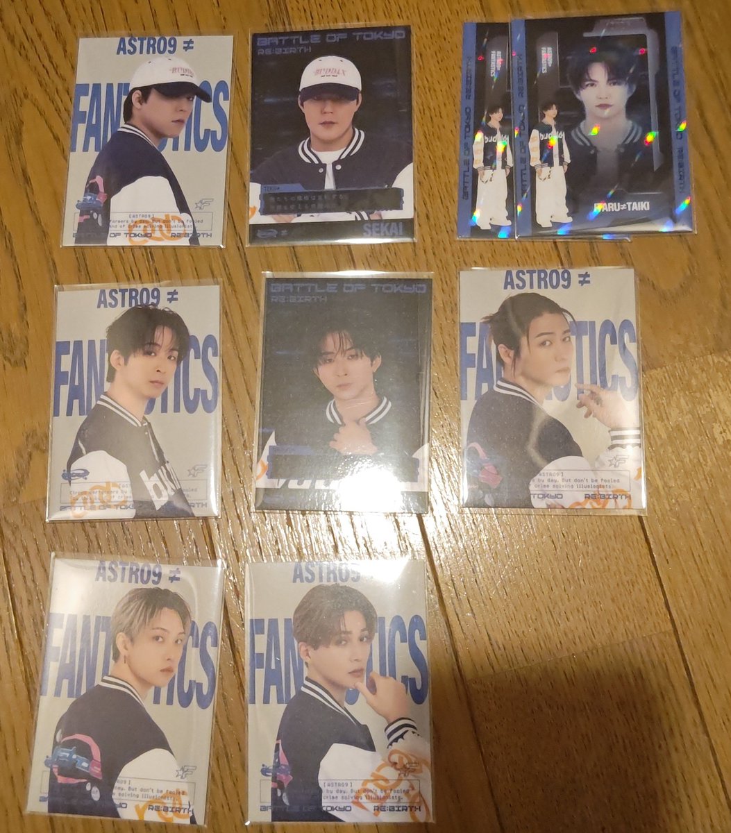 Qdzic's tweet photo. 【交換】
FANTASTICS BATTLE OF TOKYO BOT フォトカ ファンタ

【譲】
世界、佐藤大樹、澤本夏輝、瀬口黎弥、堀夏喜、八木勇征

【求】
中島颯太

本日会場での手渡し、同種での交換のみ

八木は条件の良い方優先 https://t.co/y69wmKWE1F