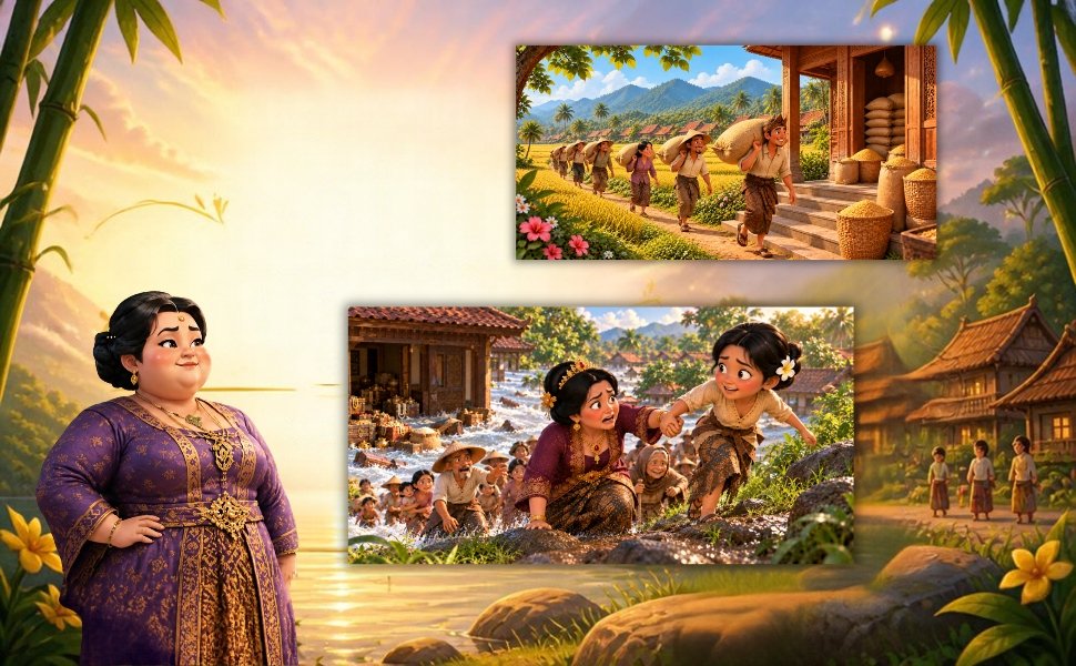 momjo26's tweet photo. The Legend of Situ Bagendit

Long ago in a peaceful village in West Java, kindness was worth more than gold.

A timeless folktale about kindness, generosity, and the true meaning of wealth.

https://t.co/Is6UlJ4ydQ https://t.co/lKU20K2cgZ