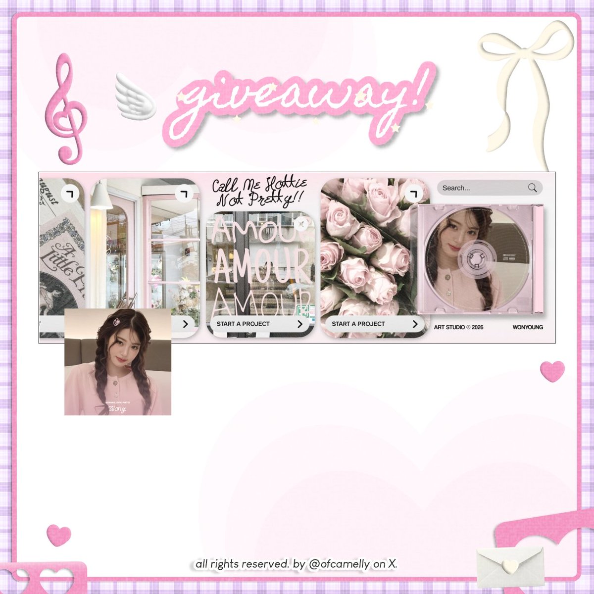 ofCamelly's tweet photo. 🎀💭 ౿ ⊹ giveaway layout ! 🩷

s͟y͟a͟r͟a͟t͟ &amp;͟ k͟e͟t͟e͟n͟t͟u͟a͟n͟ 
1. rt postingan ini 
2. rt postingan yang di qrt
3. komen apa aja bebas

akan ada 2 pemenang dan masing masih akan mendapatkan 1 layout wony yang tertera

semoga beruntung ;3 #bealanja https://t.co/x1pWS0OlWA